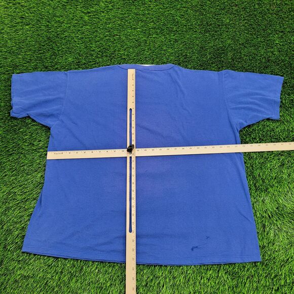 Vintage 80s Russell-Athletic Shirt 2XL 26x26 Blue-Devils - Picture 3 of 13